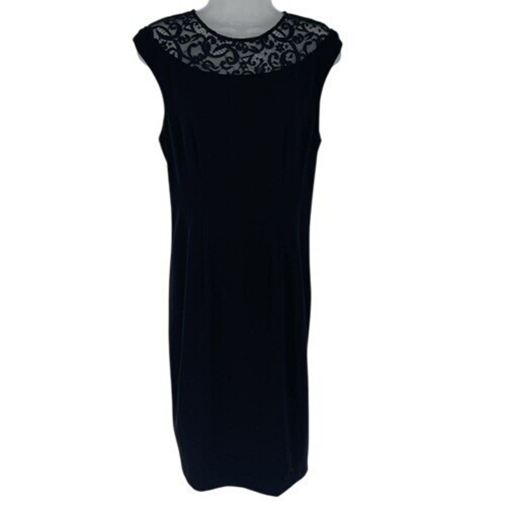 Cynthia Steffe Black Lace Yoke‎ Cocktail Dress 6